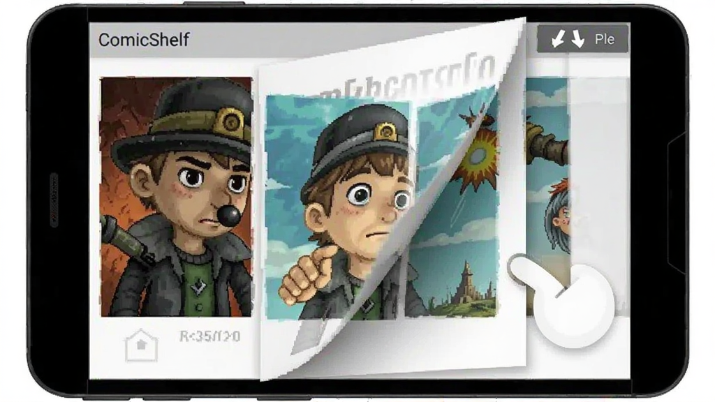 ComicShelf 安卓版 阅读界面 翻页操作