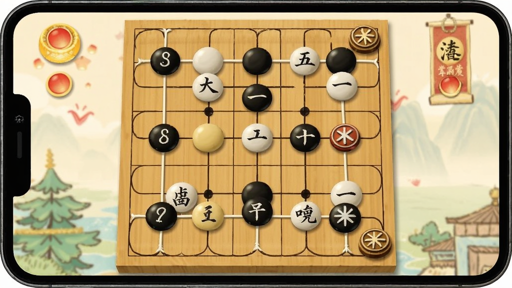 五子棋游戏棋盘界面安卓版