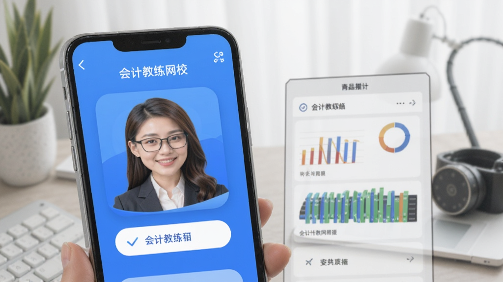 会计教练网校 安卓版 学习界面