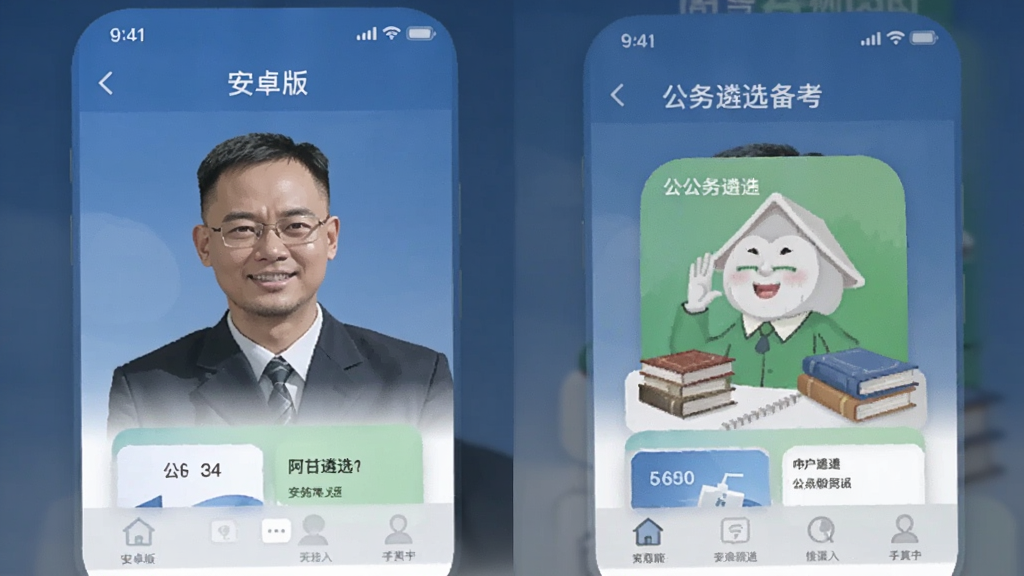 阿甘遴选 安卓版 公务员遴选备考APP界面