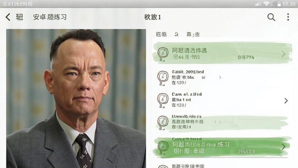 阿甘遴选 安卓版 真题练习界面截图
