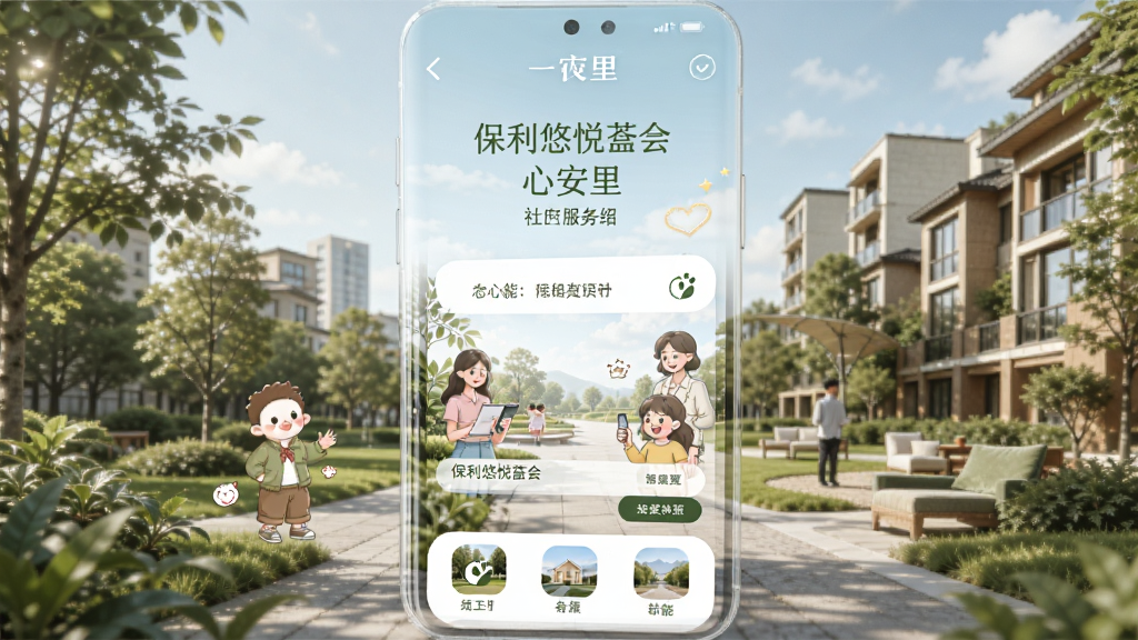 保利悠悦荟 心安里 社区服务APP 功能介绍