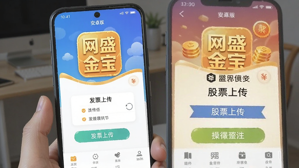 网盛金宝 安卓版 发票上传 操作界面