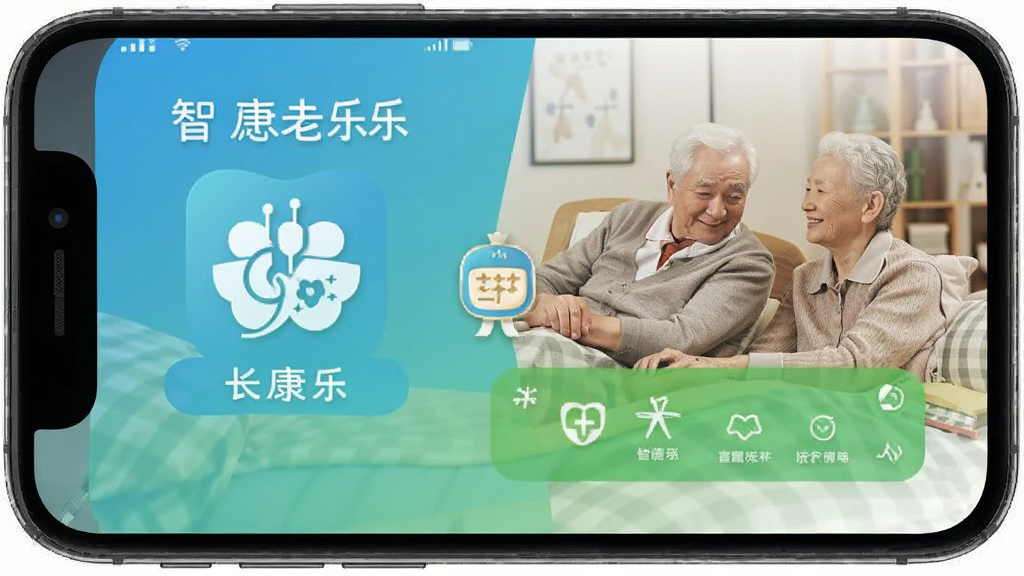 长康乐 智慧养老app 安卓版 界面功能预览图