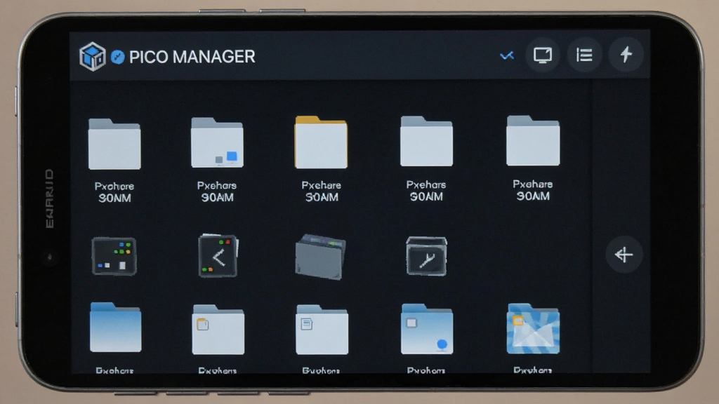 Pico Manager 安卓版 文件管理界面
