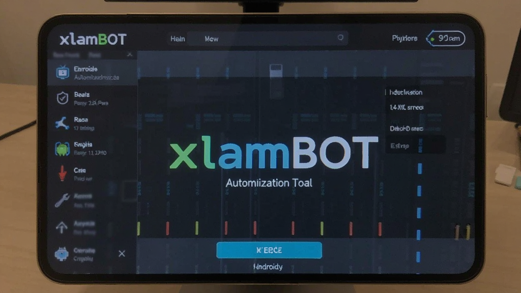xlamBOT 安卓版 自动化工具 界面
