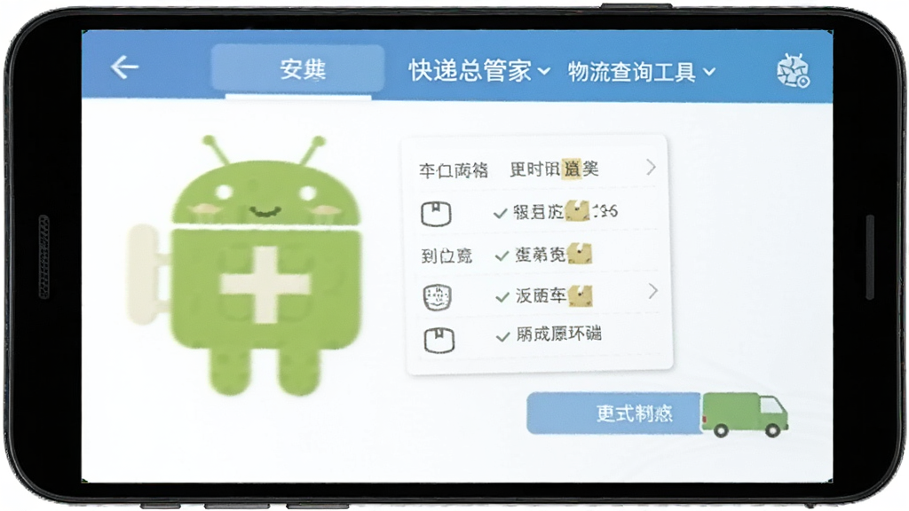 快递总管家 安卓版 物流查询工具界面
