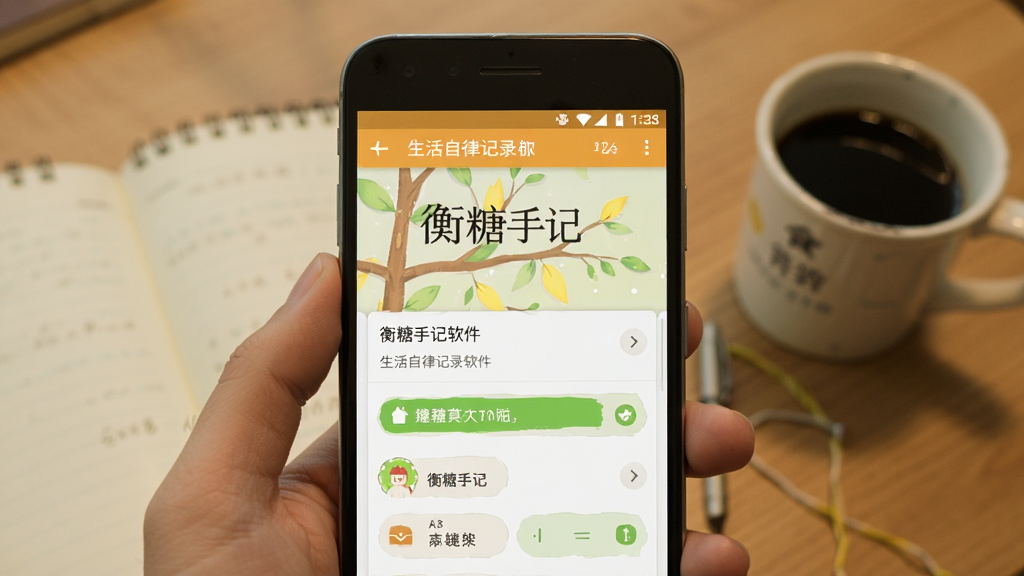 衡糖手记 安卓版 生活自律记录软件 界面预览
