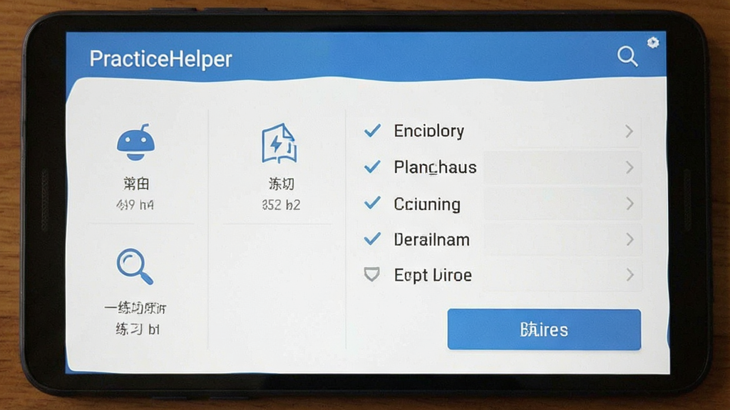 PracticeHelper 安卓版 功能界面 练习记录
