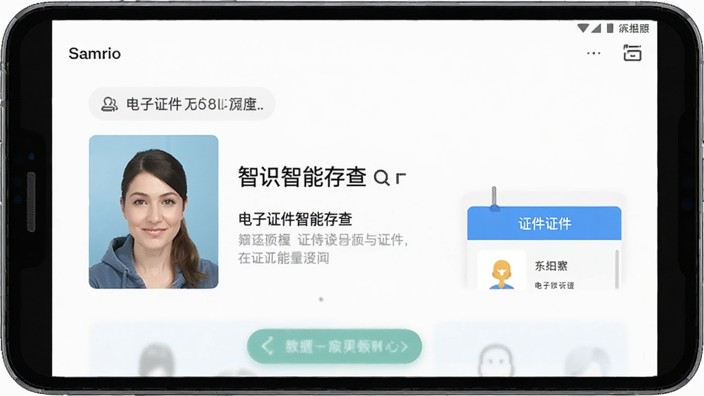 电子证件智能存查 安卓版 证件管理界面