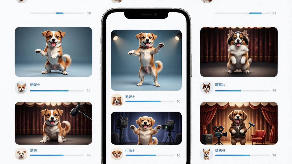 �ȳ�Ƭ��Ӧ�ý���չʾ������Ϊ�ֻ���Ļ�����ж���AI���ɵ��ȳ��赸���Ӱ����ͼƬ������Ϊ���ж������������Ű��������׳��㣬������¼�Լ�Ƽ��У�ϸ�ڰ�������ͷ��ͼ�������ɽ����������ʸ���ɾ��޶���Ԫ��