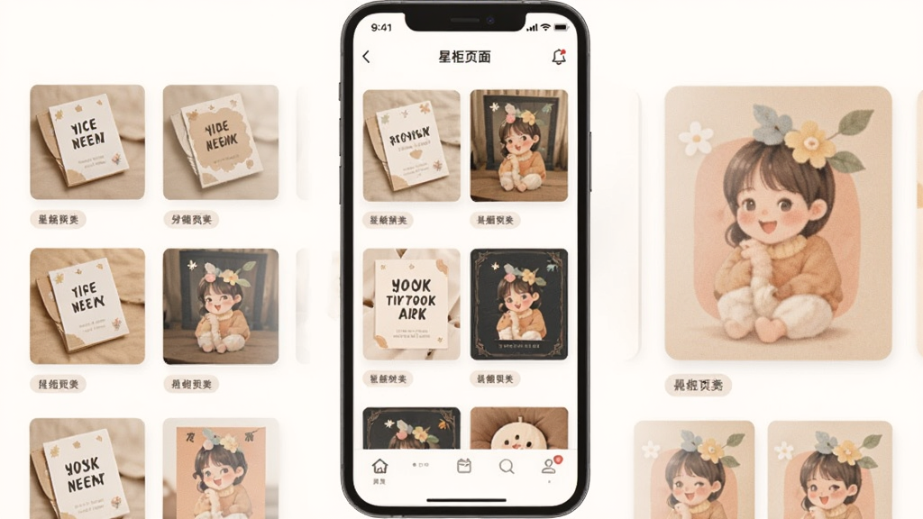 ����APP�ǹ�ҳ��չʾ���ֻ����������ж�����������ɵ�С���ͺ�����Ʒ���������룬�����ܰ��ͣ�ϸ�ڳ�����Ʒ����ͼ�ͷ����ǩ�������������ɾ��޶���Ԫ��