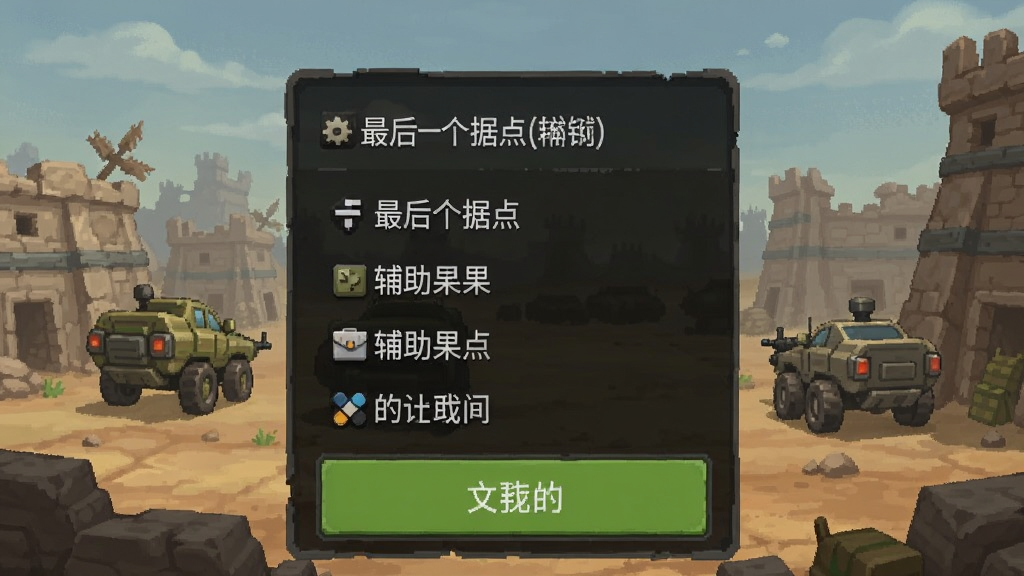 最后一个据点(辅助菜单) 安卓版