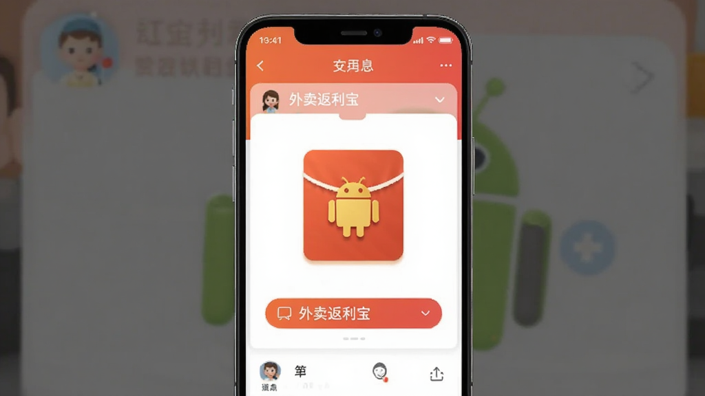 外卖返利宝 安卓版 红包返利软件 界面截图