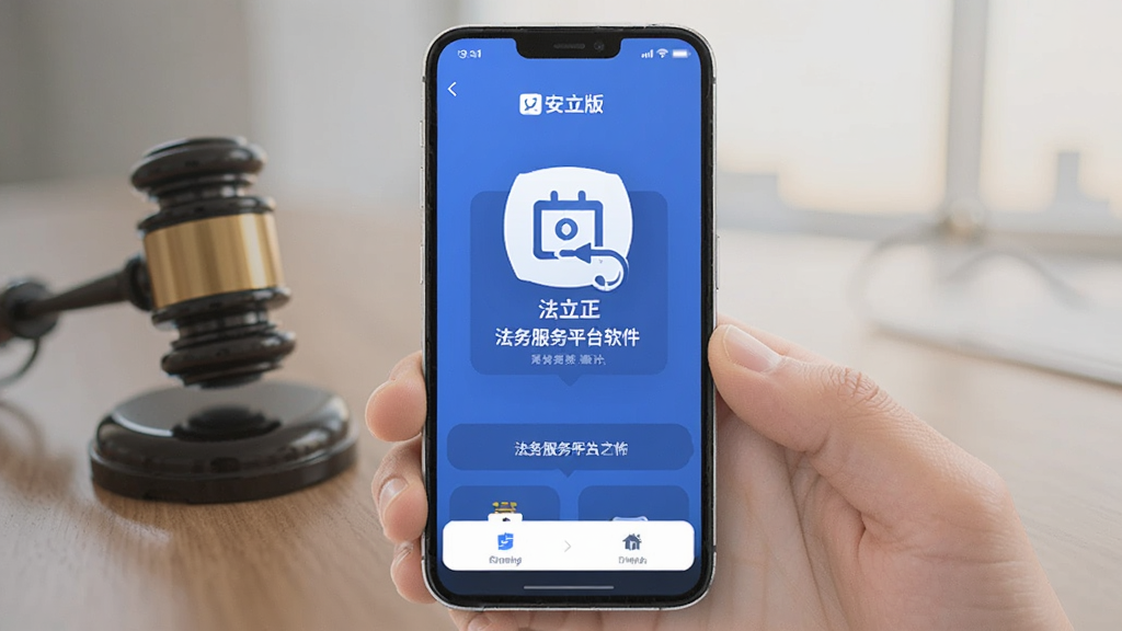 法立正 安卓版 法务服务平台软件界面