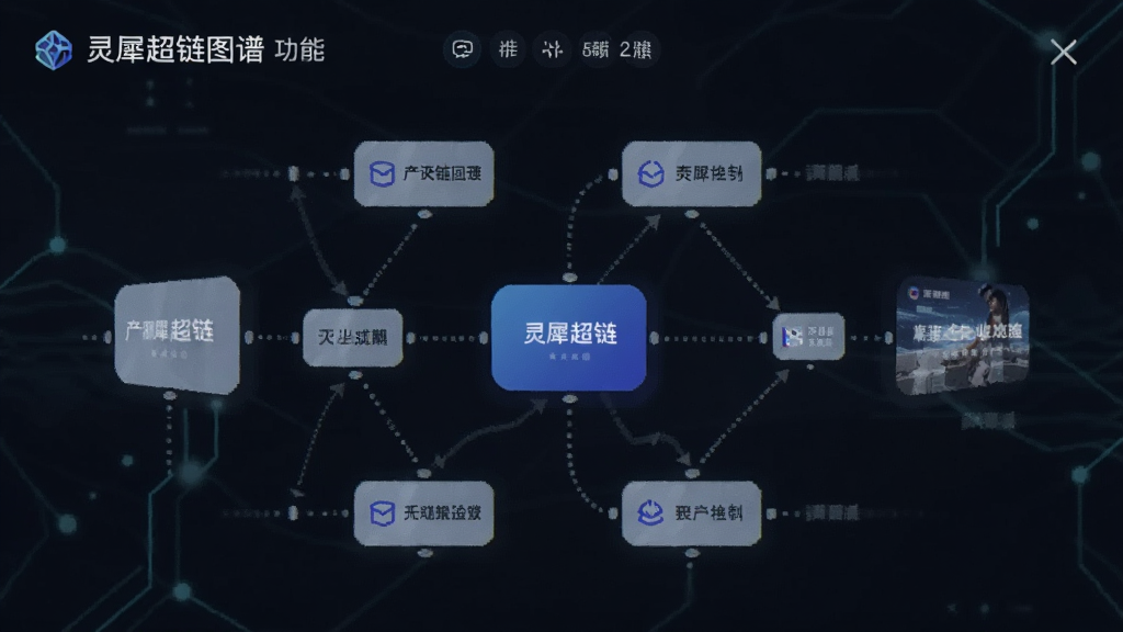灵犀超链 产业链图谱 功能界面 安卓版
