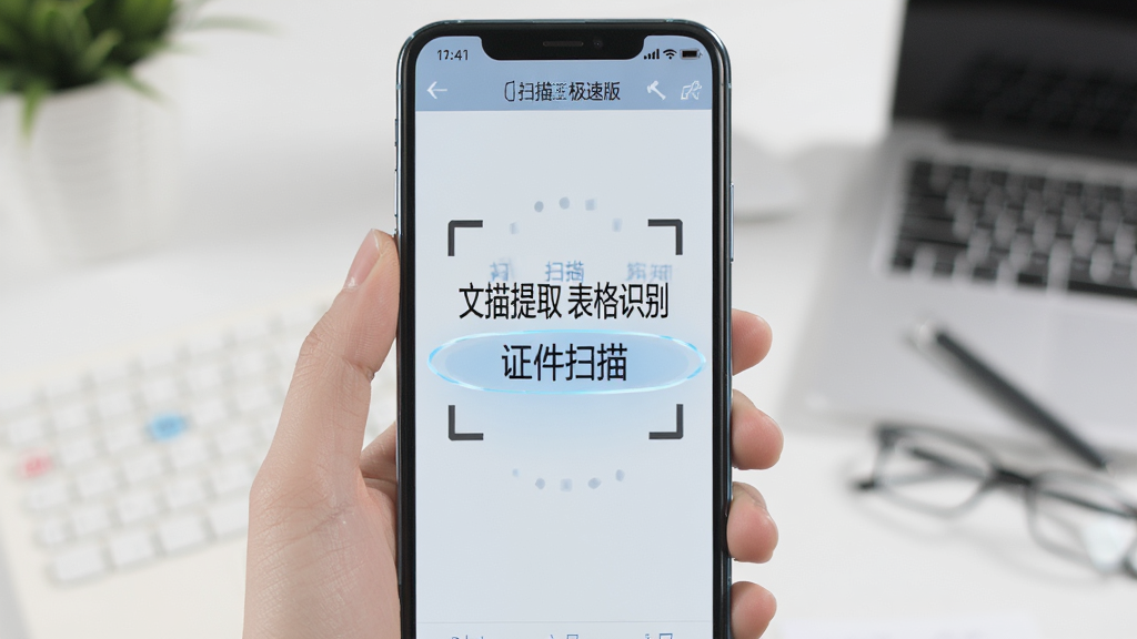 手机扫描 扫描王极速版 文字提取 表格识别 证件扫描 功能预览图