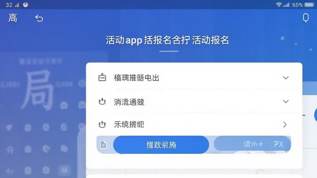 在局app 活动报名界面 安卓版