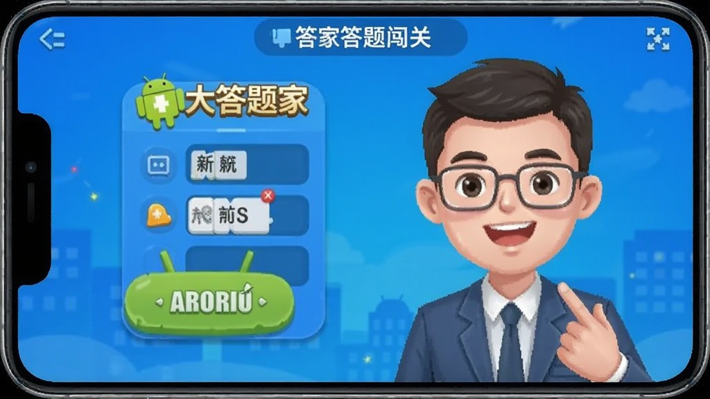 大答题家 安卓版 答题闯关界面