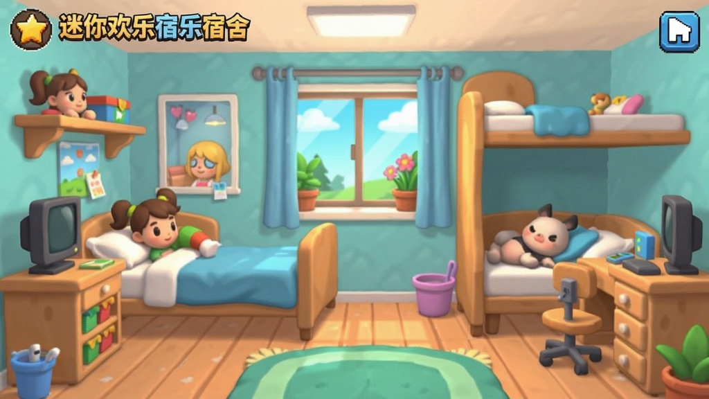 迷你欢乐宿舍 游戏画面 安卓版