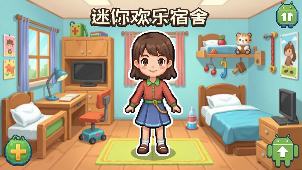 迷你欢乐宿舍 角色换装 道具 安卓版