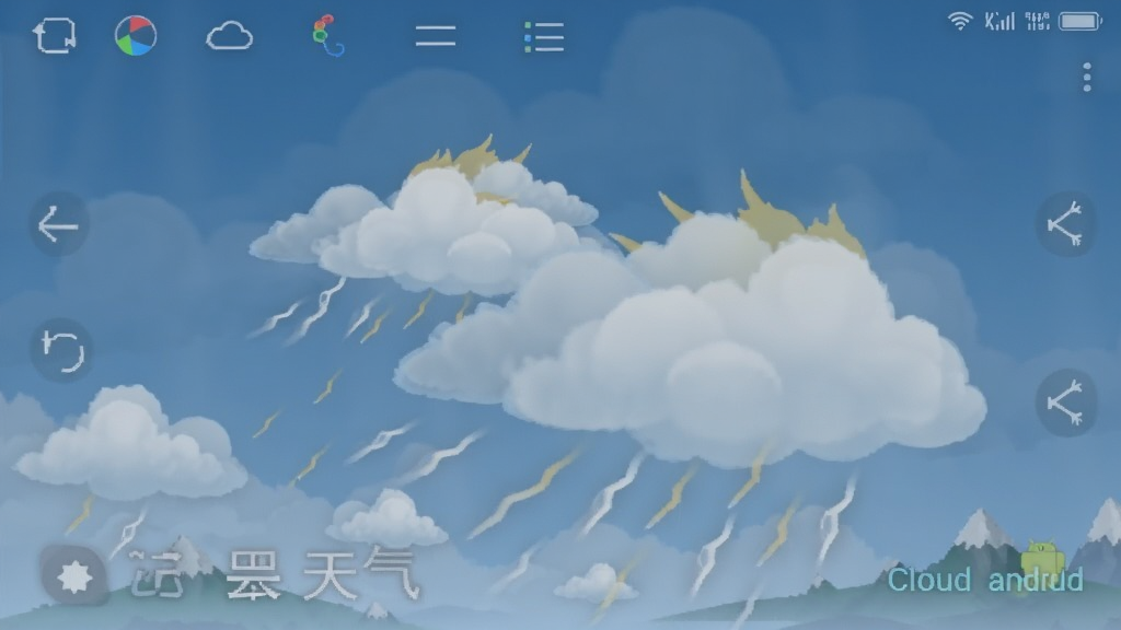 云朵天气 安卓版 功能界面截图
