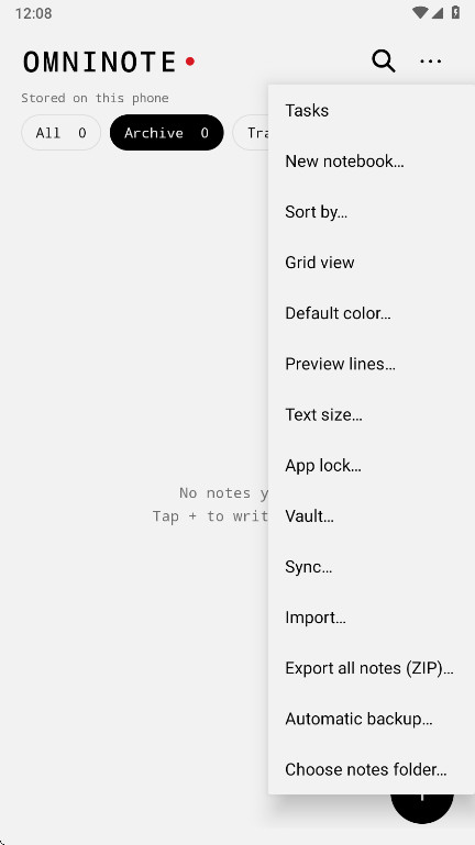 OmniNote1.0.6 ��Ѱ����н�ͼ