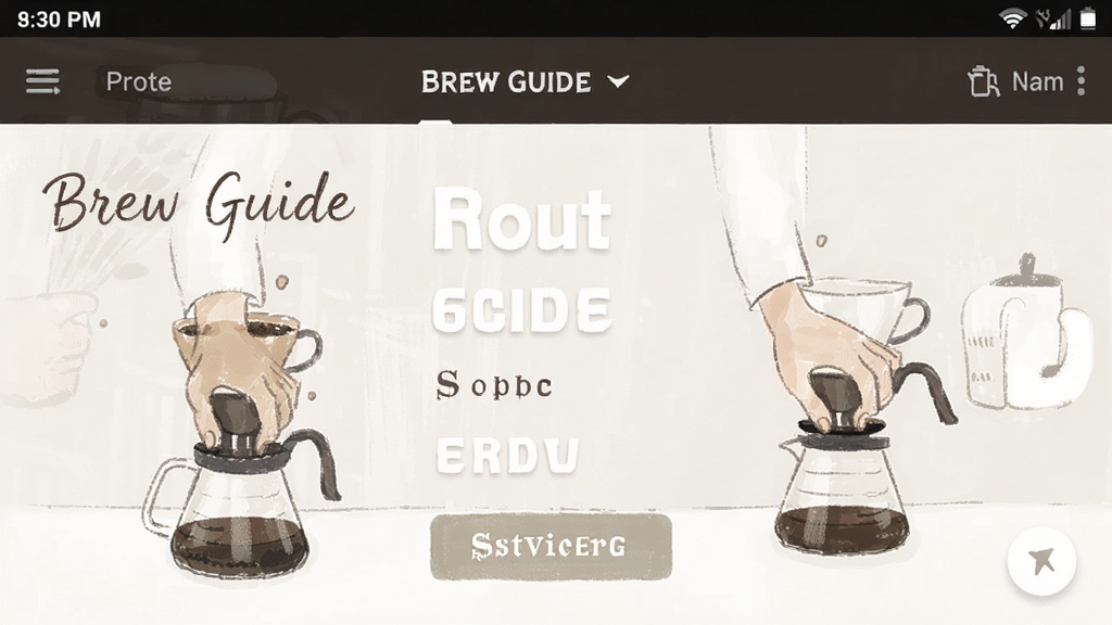 Brew Guide 咖啡冲煮记录应用界面 安卓版