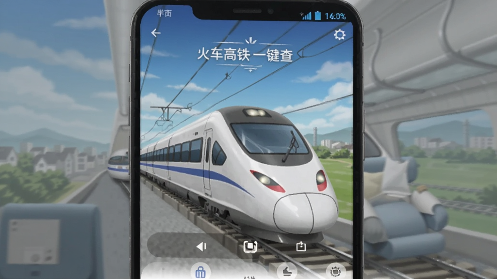 火车高铁一键查 功能界面 安卓版