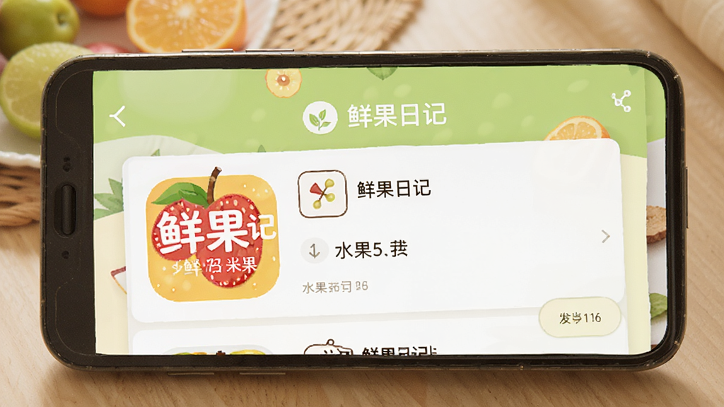 鲜果日记 安卓版 水果记录软件界面