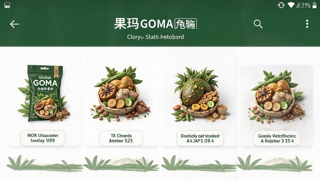果玛GOMA 全球食材 购物界面 安卓版