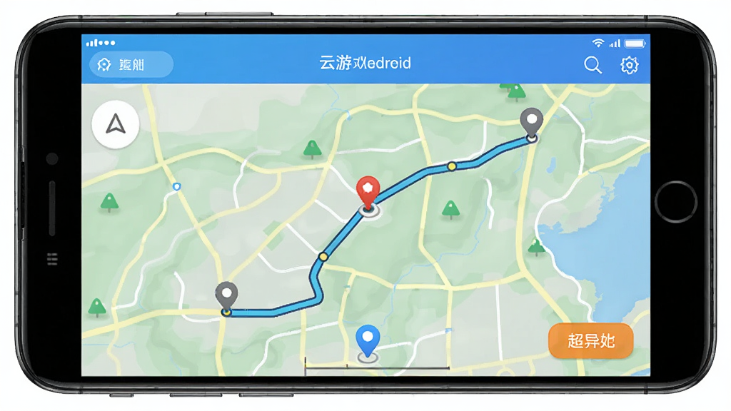 云游地图导航超高清 安卓版 路线规划界面