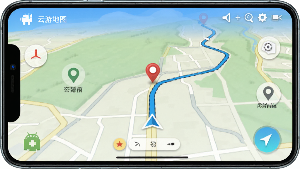云游地图导航超高清 安卓版 高清地图导航界面