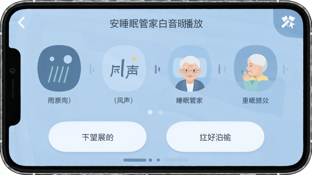 ��˯����˯�߹ܼҰ���������ҳ�棬������ʾ����������������Чͼ�꣬�����ɫ�����������Ѻô�ť����ƽ��Լ��񣬸��廭�ʣ��ɾ��޶���Ԫ��
