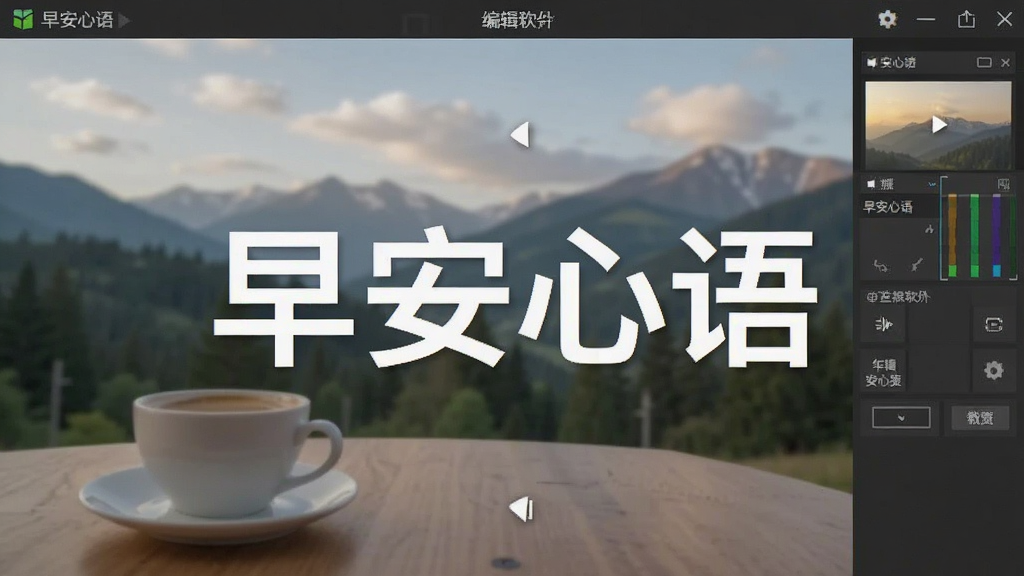 早安心语安卓版海报编辑软件界面预览图