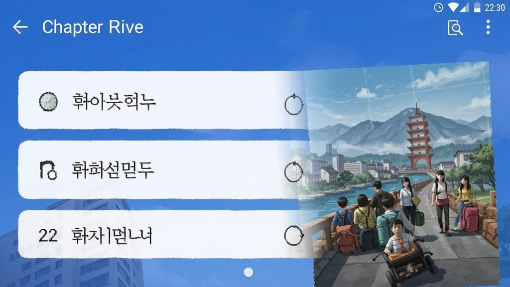 带着韩语去旅行 功能界面 章节列表 安卓版