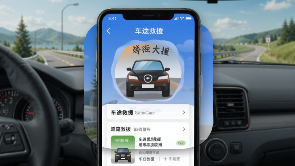 车途优救援 安卓版 道路救援软件 界面
