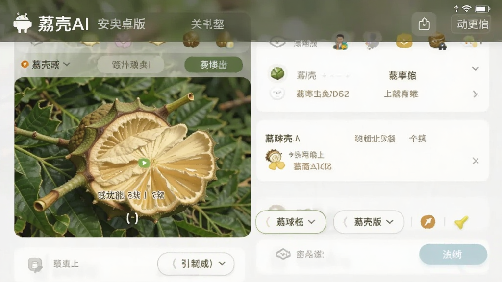 荔壳AI 安卓版 功能界面截图