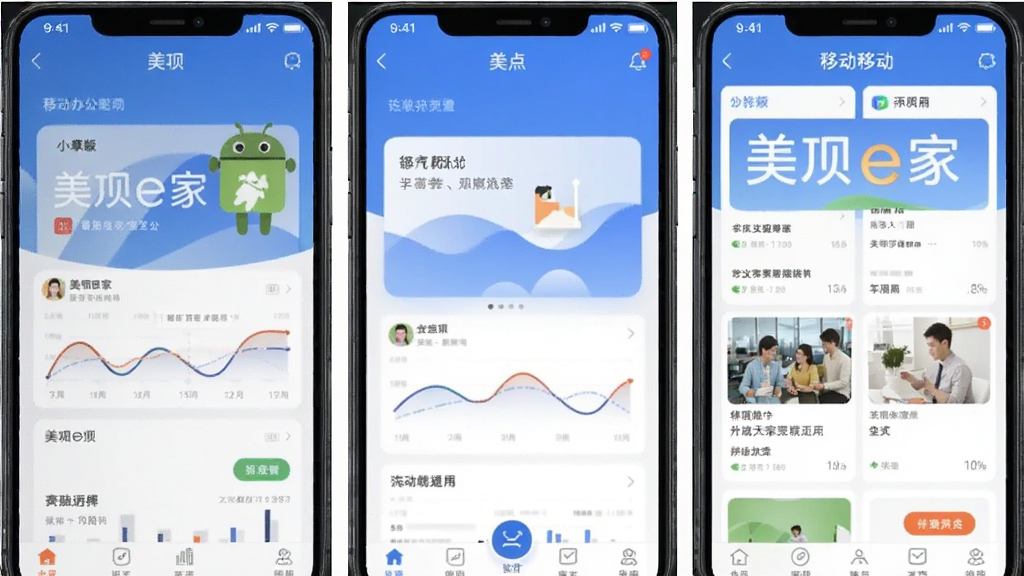 美呗e家 安卓版 移动办公应用界面