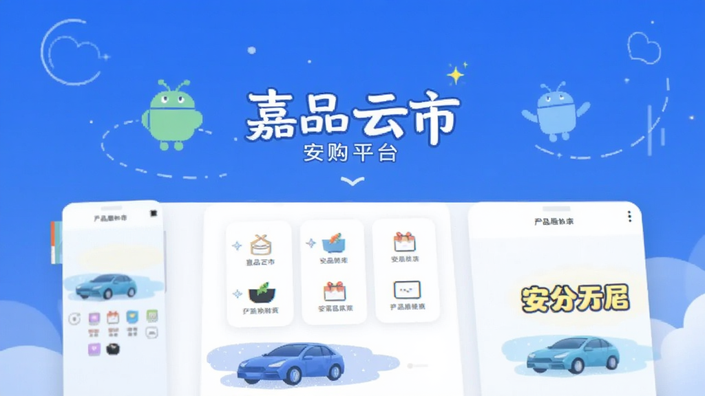 嘉品云市 安卓版 订货平台 界面