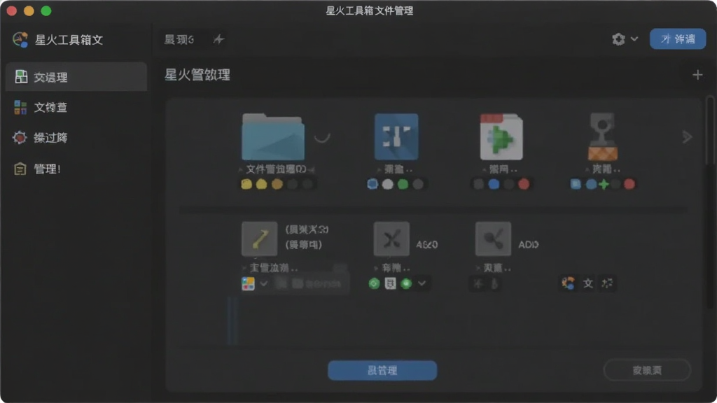 星火工具箱 文件管理 操作界面