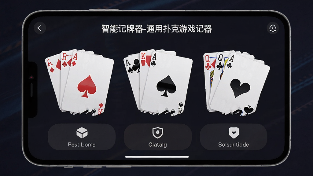 智能记牌器-通用扑克游戏记牌器 功能界面预览