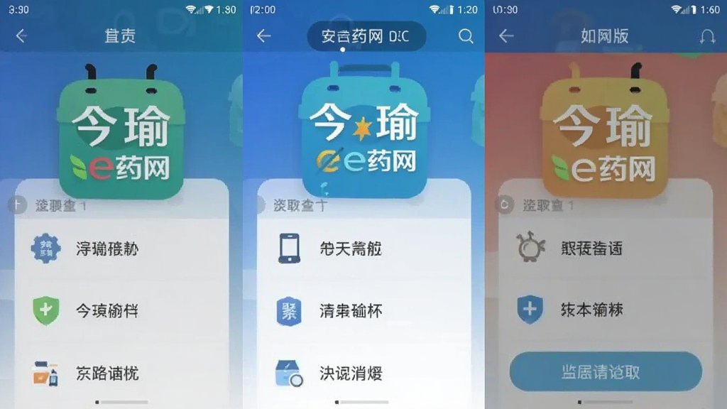 今瑜e药网 安卓版 功能界面截图