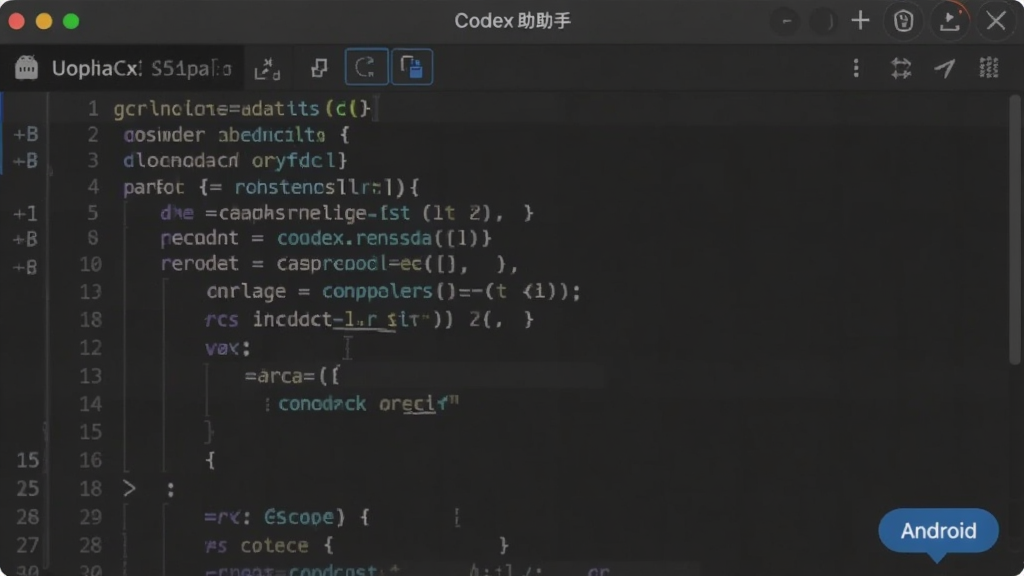 Codex ���� ��׿�� ���ܽ��� ����༭