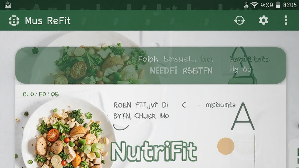 NutriFit 安卓版 饮食记录界面