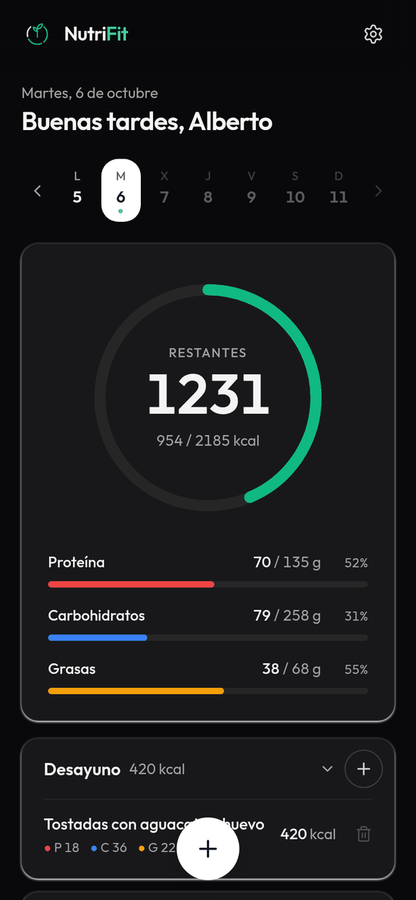 NutriFit1.3.1 ��ʳ��¼�����н�ͼ