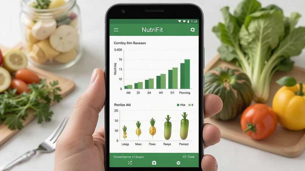 NutriFit 安卓版 营养分析图表