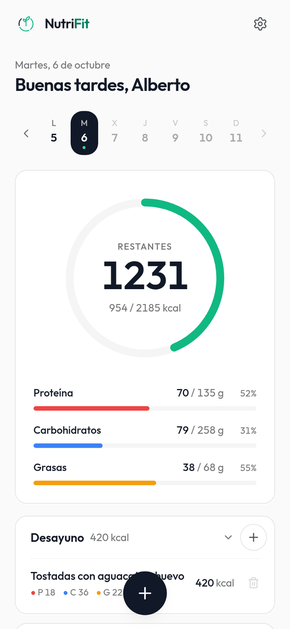 NutriFit1.3.1 ��ʳ��¼�����н�ͼ