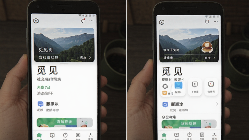 觅见 安卓版 社交软件 界面
