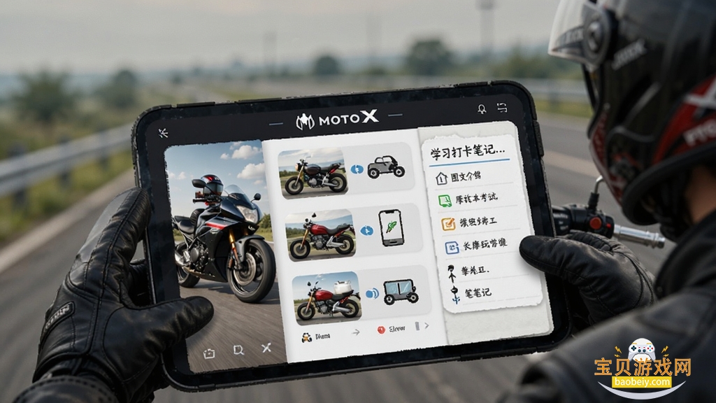 MotoX ��һ��רΪĦ�г������߼�����������Ƶ�ȫ��Ӧ�ã���Ħ�г����ԡ�ͼ�Ľ��ܡ�ѧϰ����ʼǼ�¼��һ�壬������Ϊ�û��ṩһվʽĦ�г�ѧϰ��ɳ�ƽ̨��